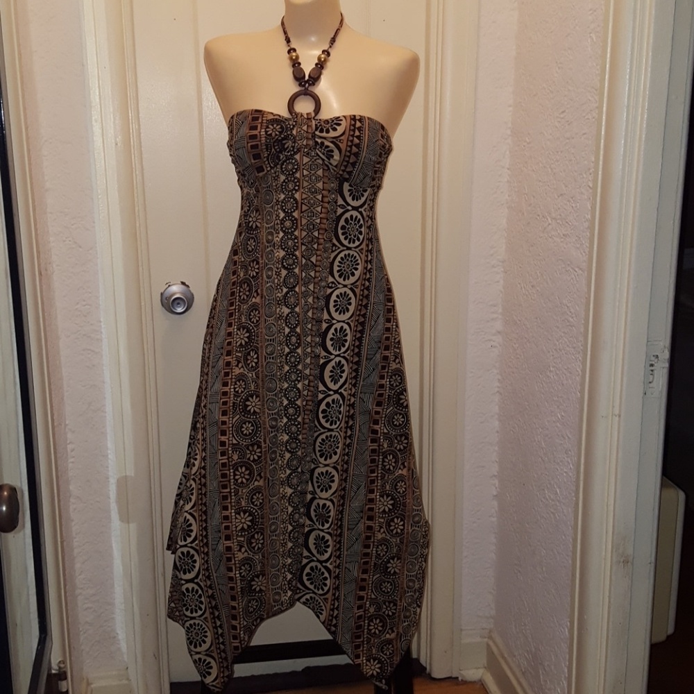 Summer halter dress